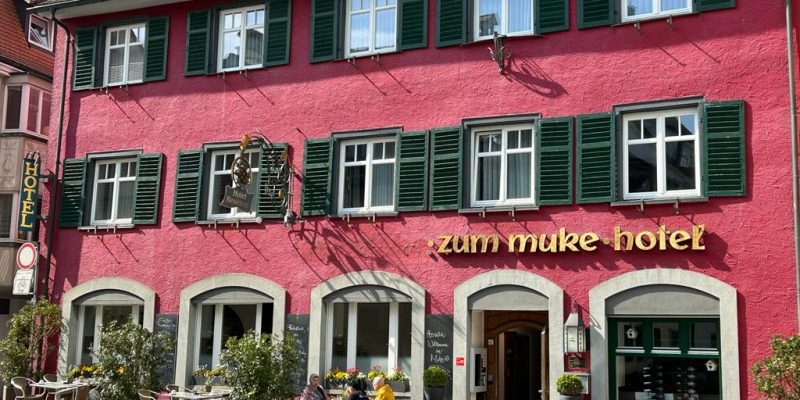 Hotel Residenz Ravensburg mit Außenbestuhlung